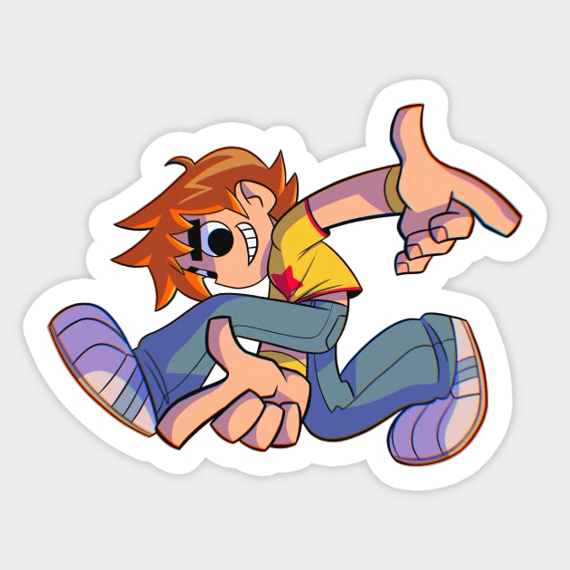 Scott The Human Sticker by angelicneonanime